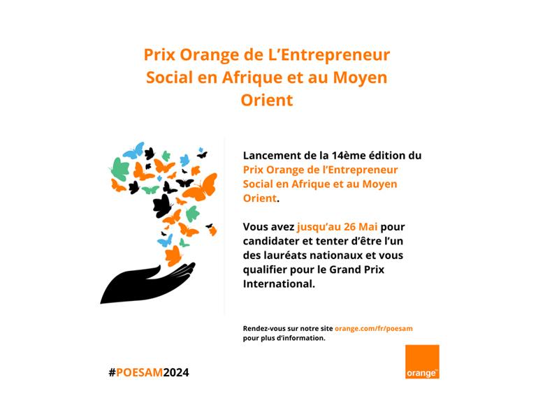 Prix Orange de l’Entrepreneur Social en Afrique et au Moyen-Orient